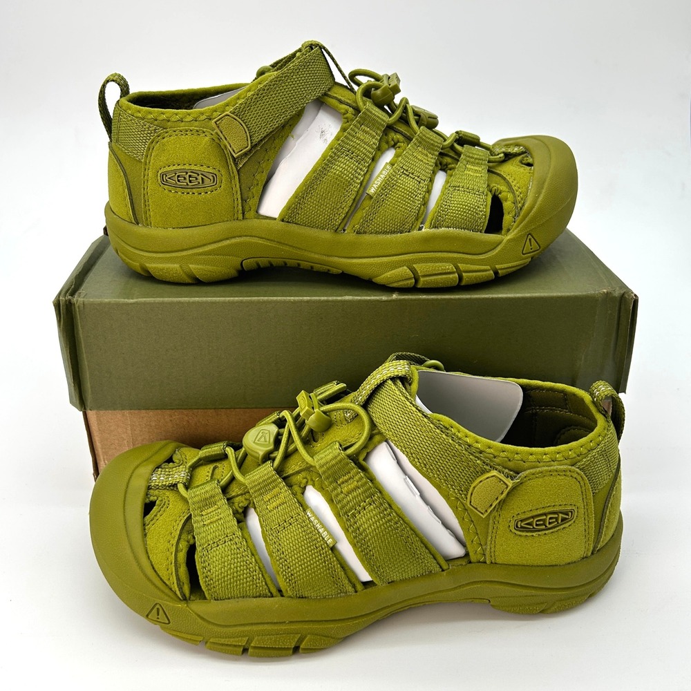 KEEN Newport H2 Kids Sandals Sz. 3 Golden Cypress Green Hiking Water NEW 1032148